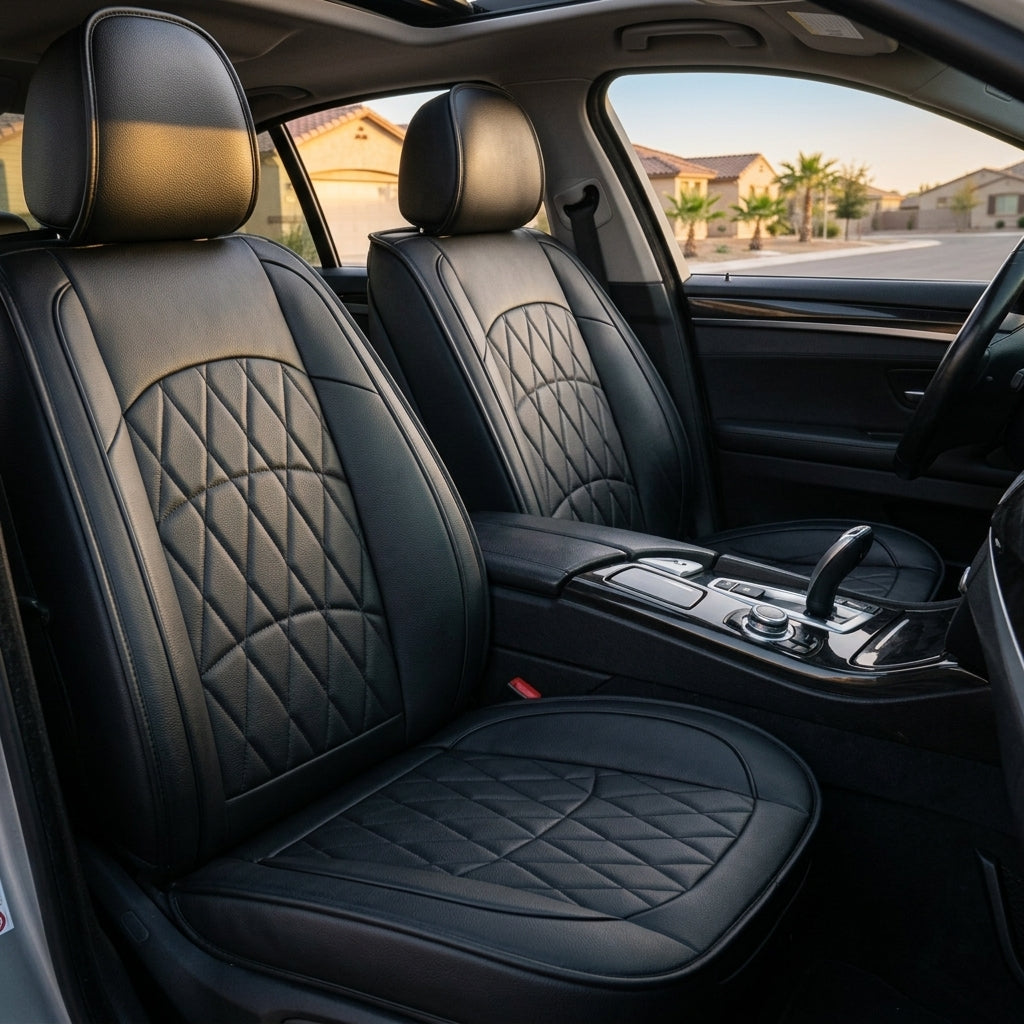 The look of a full reupholstery, fitted in your driveway