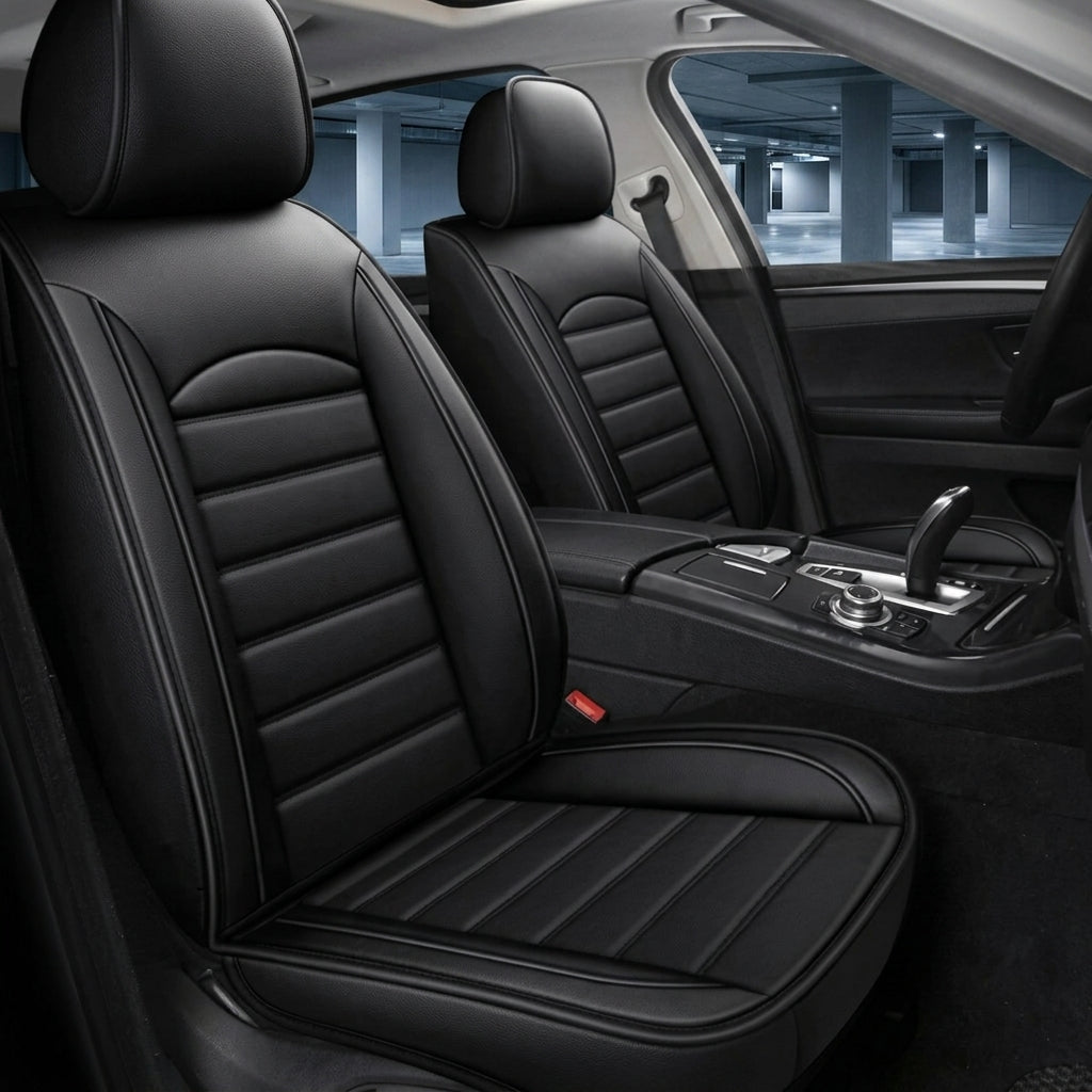 Ribbed Sport Series Custom Fit Seat Covers  - All Black