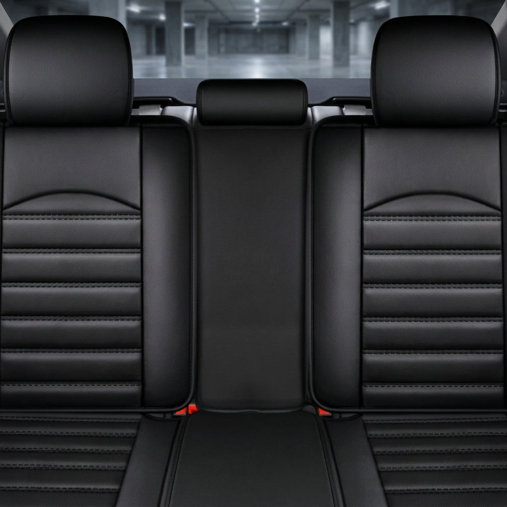 Ribbed Sport Series Custom Fit Seat Covers - All Black