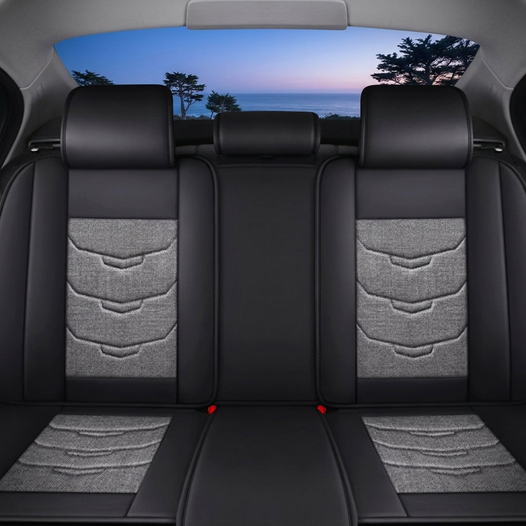 Elite Comfort Series Custom Fit Seat Covers - Black & Gray