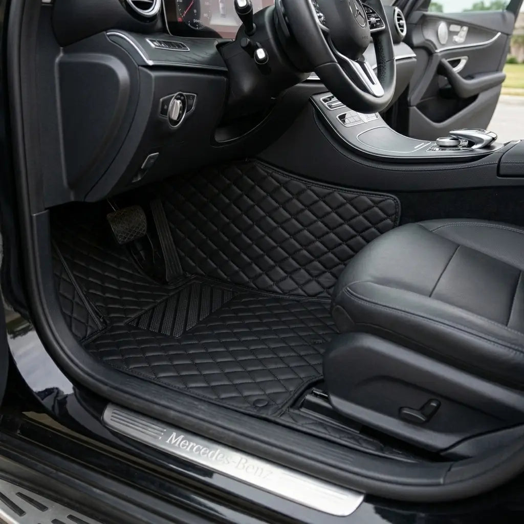 Diamond mats in a Cadillac Escalade