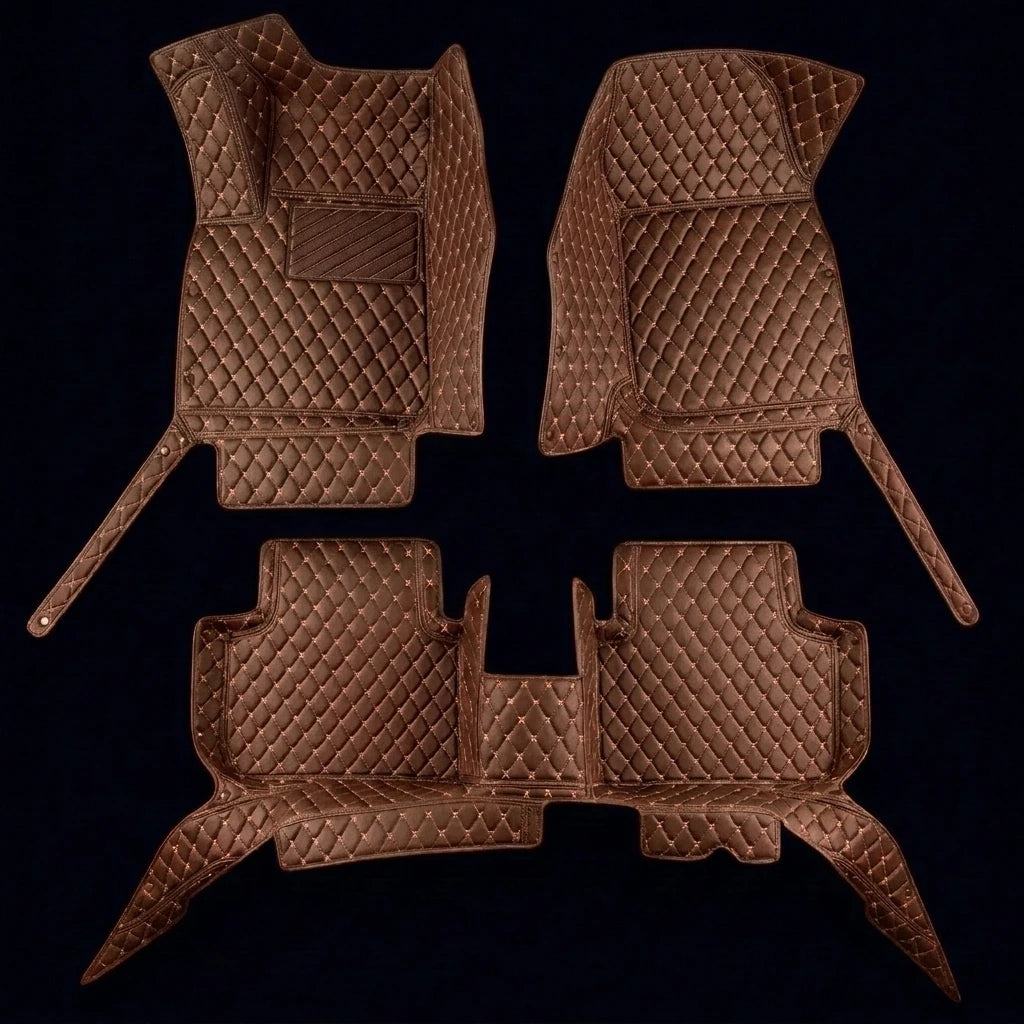 Tapis d'auto sur mesure Diamond - Brun chocolat