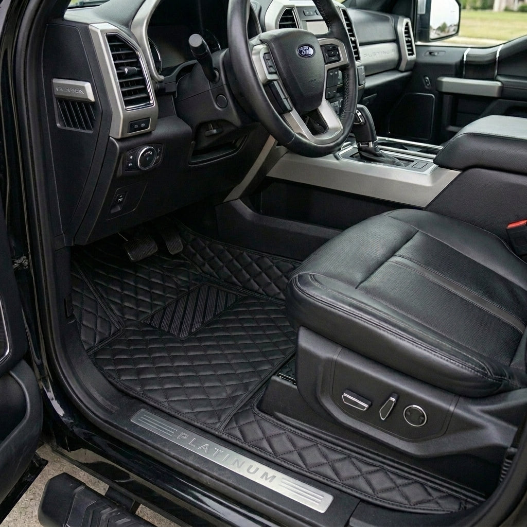 Diamond Series Custom Fit Car Mats - All Black