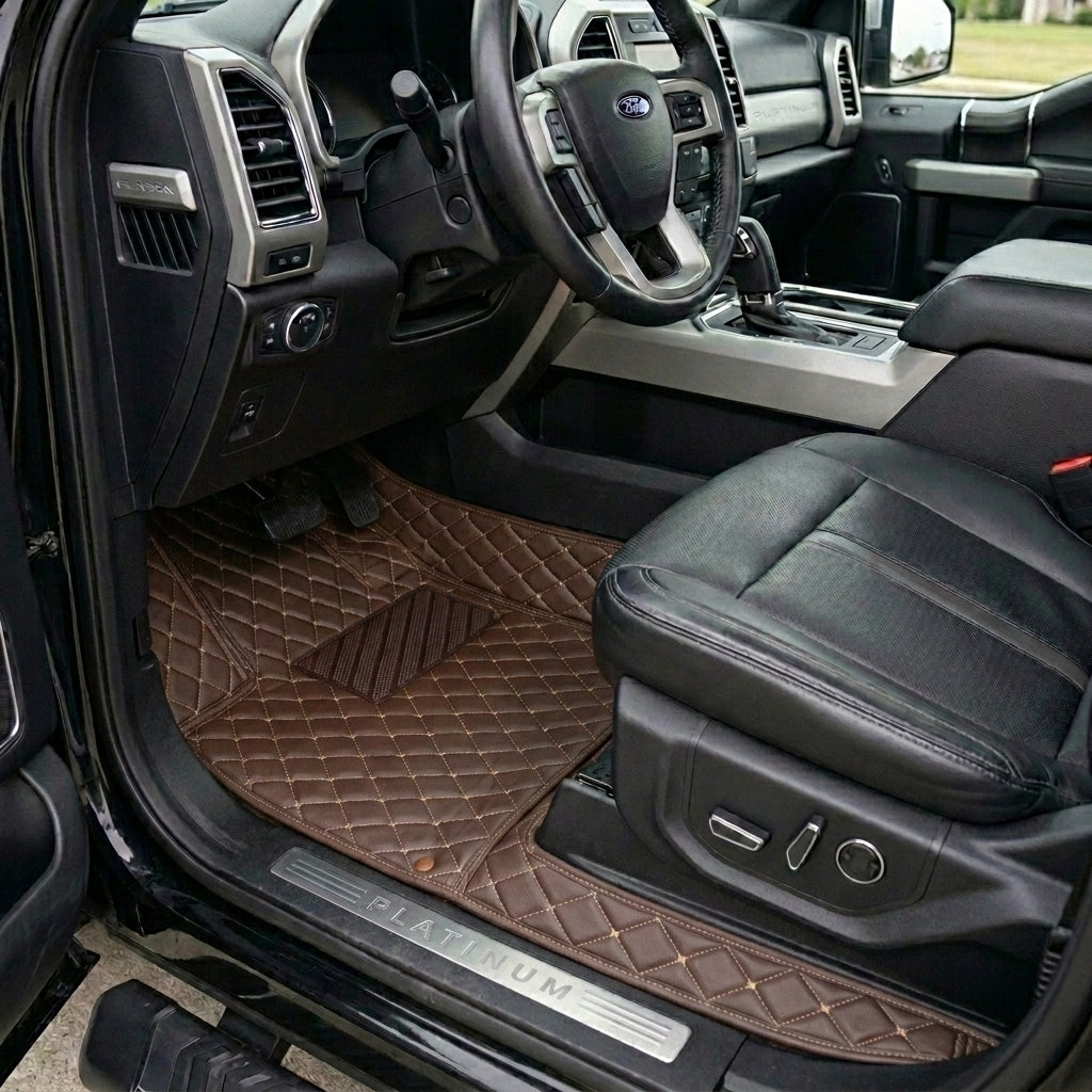 Diamond Series Custom Fit Car Mats - Chocolate Brown