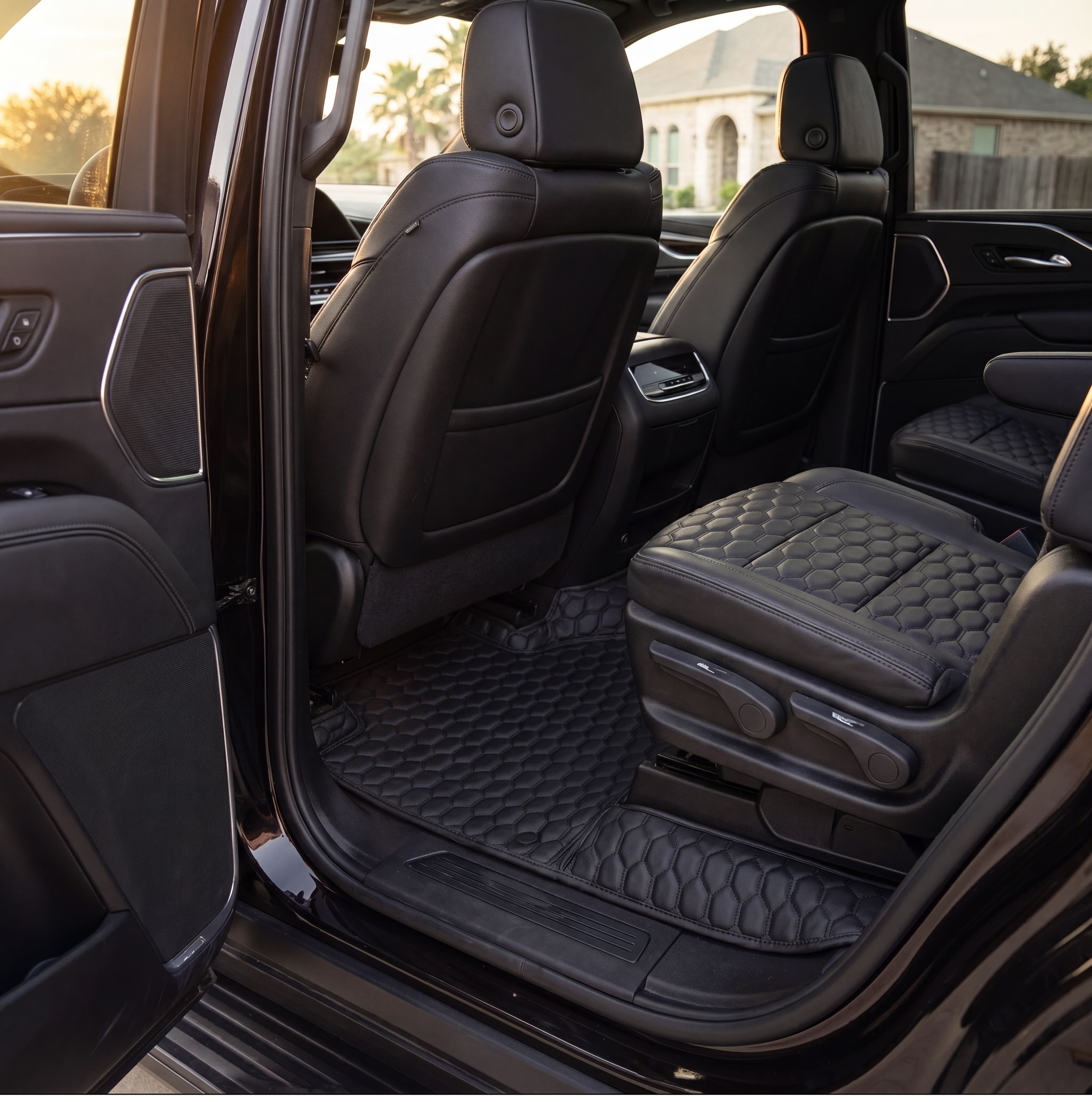 Hexa Series Custom Fit Car Mats - All Black