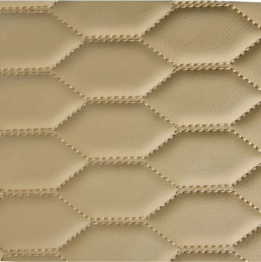 Hexa Series Custom Fit Car Mats - Cream Beige