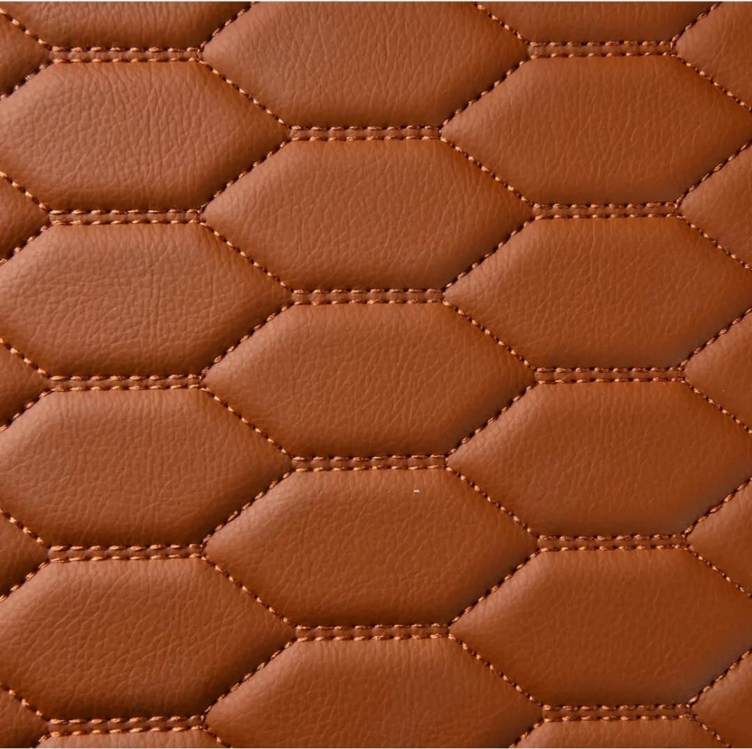 Hexa Series Custom Fit Car Mats - Caramel Brown