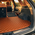 Tapis de coffre sur mesure Diamond - Brun caramel