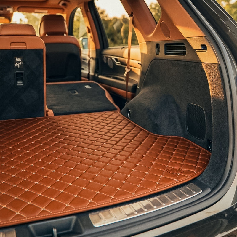 Diamond Series Custom Fit Trunk Mats - Caramel Brown