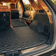 Hexa Series Custom Fit Trunk Mats - Black & White Stitching