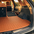 Tapis de coffre sur mesure série Hexa - Brun caramel