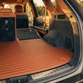 Tapis de coffre sur mesure série Ribbed - Brun caramel