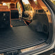 Ribbed Series Custom Fit Trunk Mats - Black & White