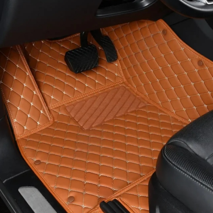 Acura TSX Diamond Floor Mats 2005-2014 - Caramel Brown