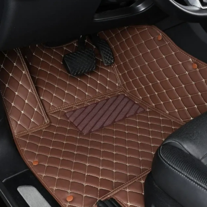 Acura TSX Diamond Floor Mats 2005-2014 - Chocolate Brown