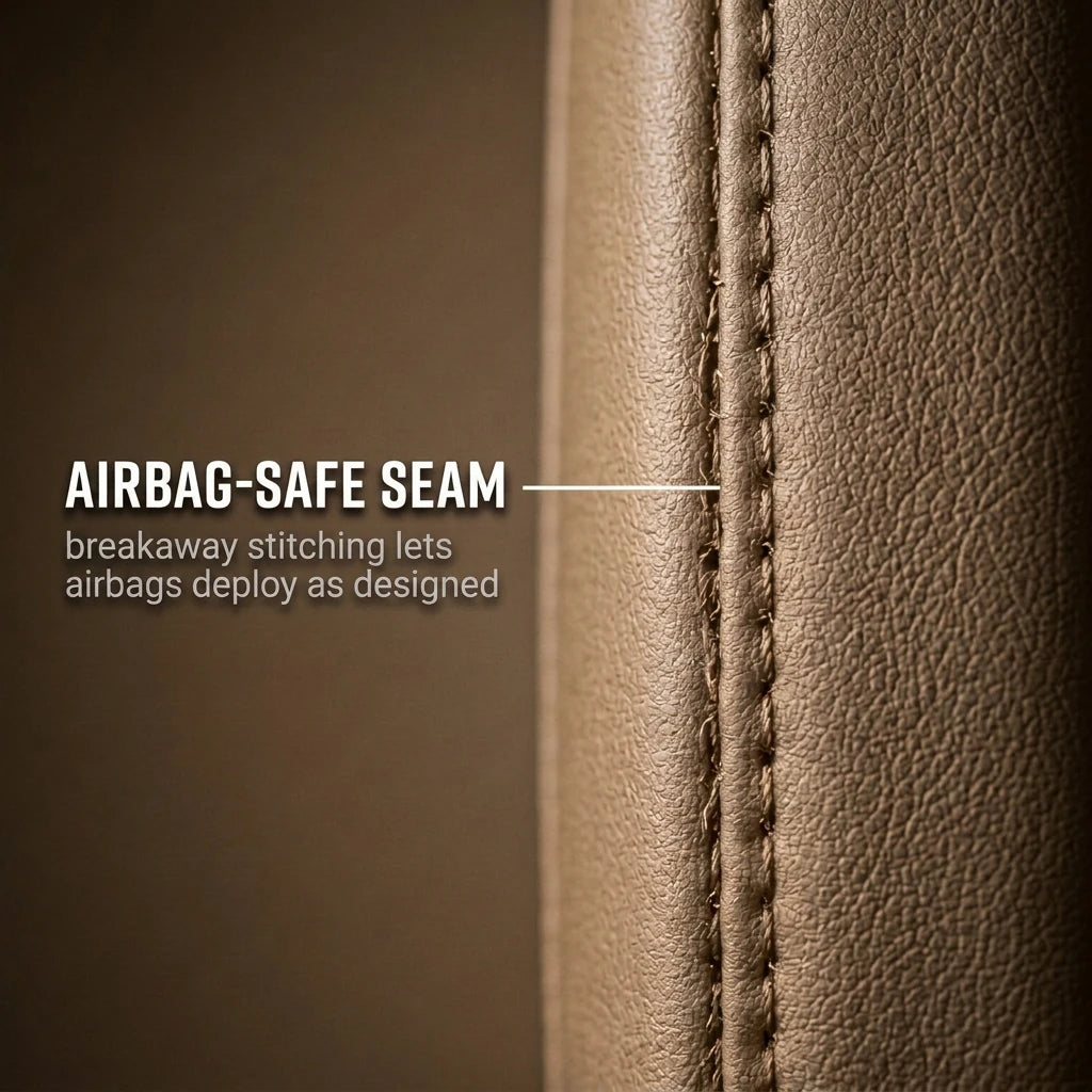 Housses de siège sur mesure série Diamond Luxe - beige