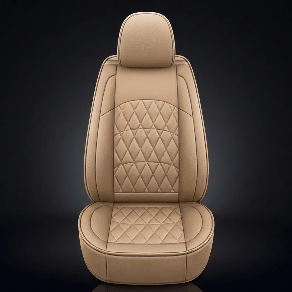 Housses de siège sur mesure série Diamond Luxe - beige
