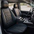 Diamond Luxe Series Custom Fit Seat Covers - Black
