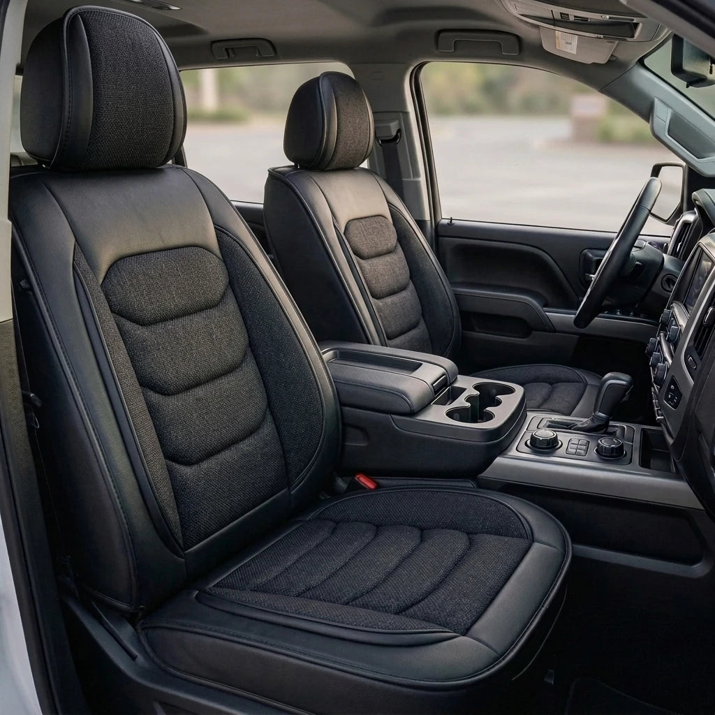 Elite Comfort Series Custom Fit Seat Covers - All Black