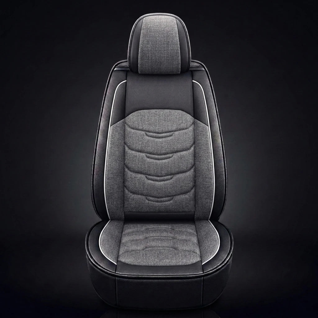 Housses de siège sur mesure Elite Comfort Series - Noir et gris