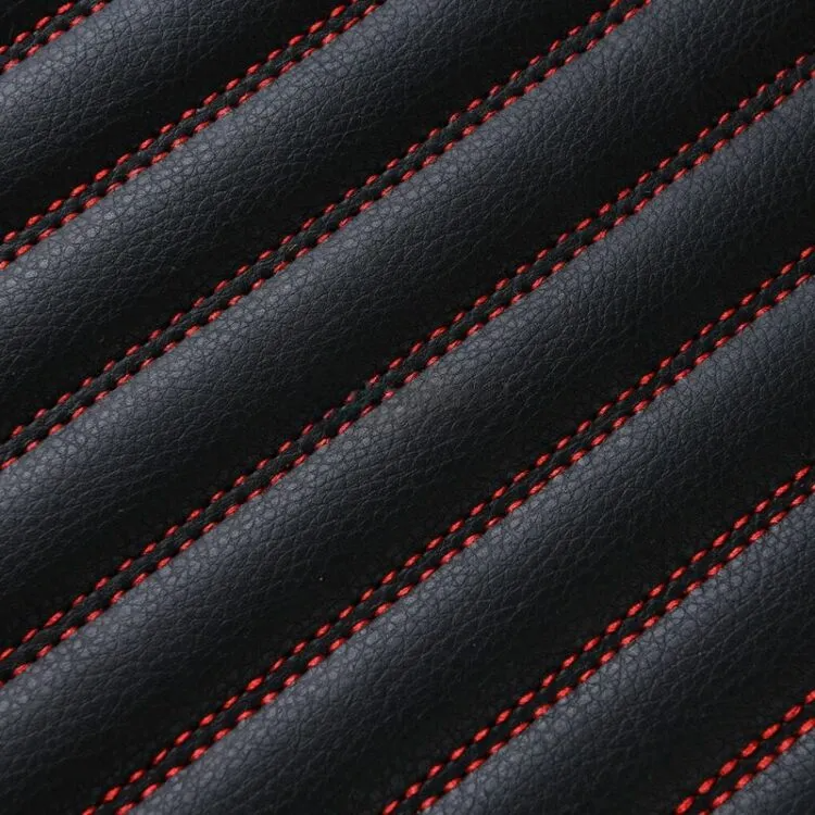 Ribbed Series Custom Fit Car Mats - Black & Red